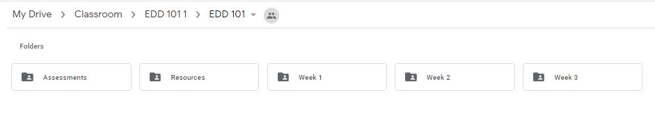 folders google classroom