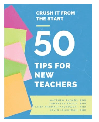 Book cover for Crush it from the Start: 50 Tips for New Teachers