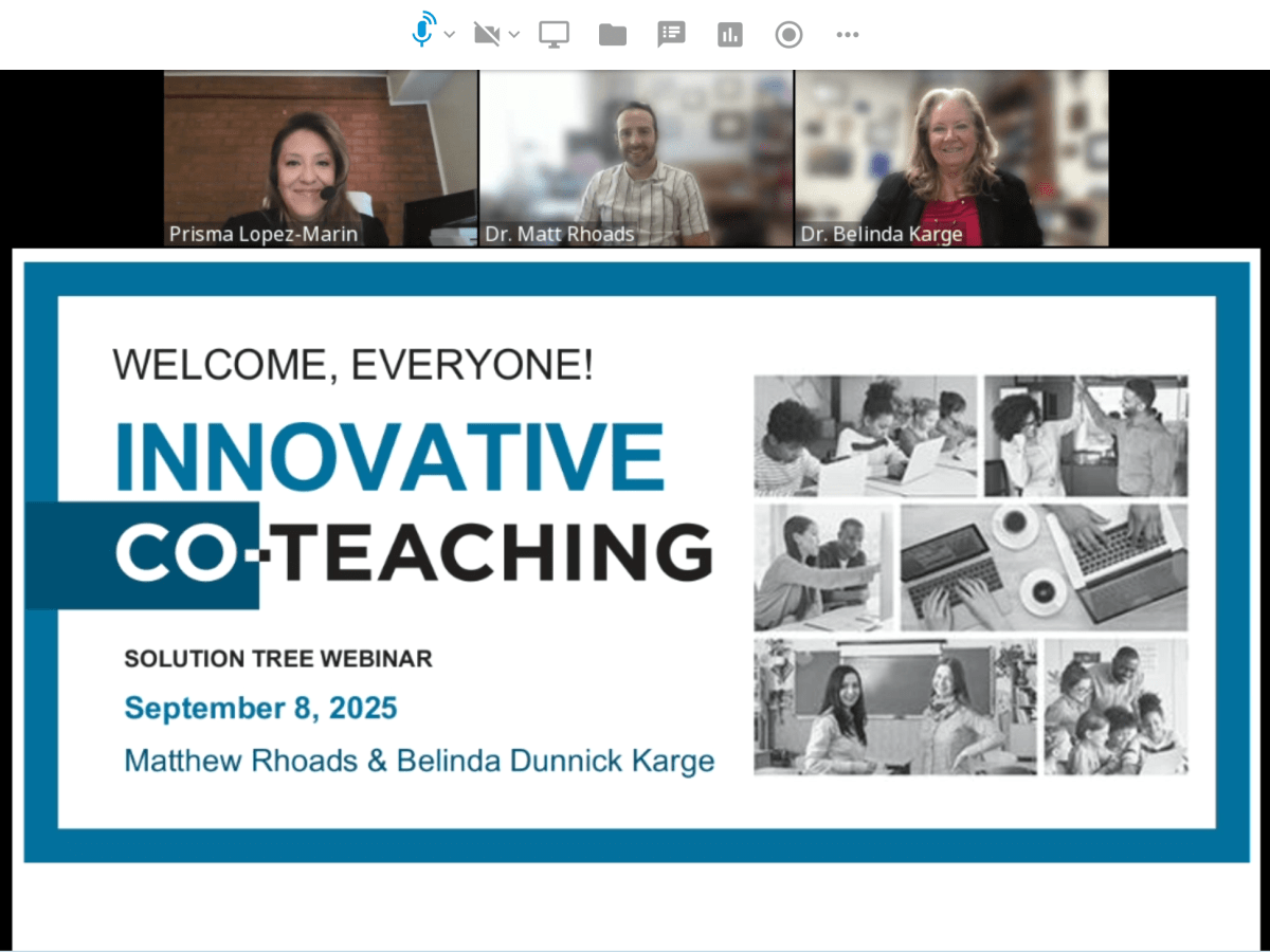 Webinar – Innovative Co-Teaching: Strategies and Tools for the Modern&nbsp;Classroom