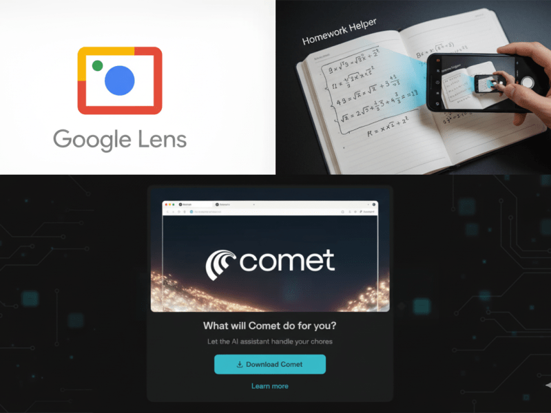 AI Agent Advancements: Google Lens (aka Homework Helper) and Comet&nbsp;Browser